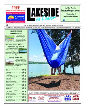 Lakeside Newspaper Front Page