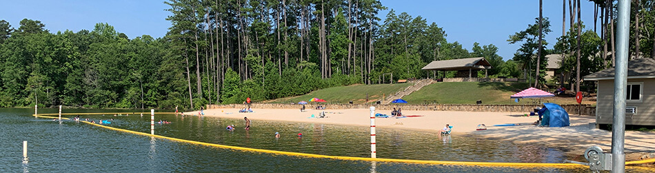 Don Carter State Park Beach area