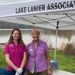 Executive Director, Jennifer Flowers with Bonny Putney, both with Lake Lanier Association