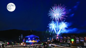 Fireworks over Lake Lanier, Margaritaville