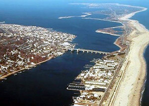 View of the Jersey Shore during the off-season.