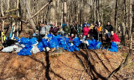 Lake groups’ winter clean-up nets more than a ton of trash