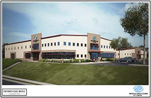 A rendering of the new Boys and Girls Club "Positive Place Club" in Gainesville. 