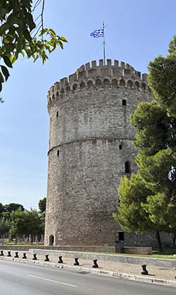 The White Tower in Thessaloniki, Greece.