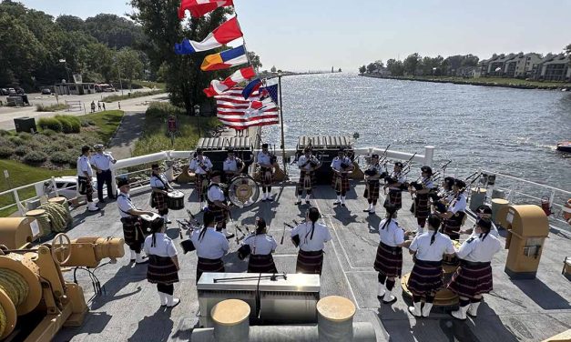 The US Coast Guard Pipe Band steeped in history