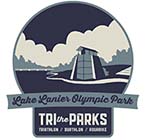 Tri-the-Parks logo in shades of dark blue and off white.